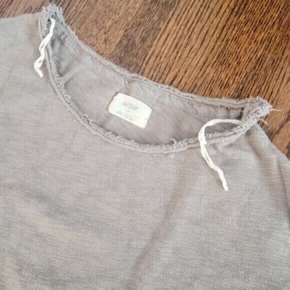 Aerie Vintage 3/4 Sleeve Distressed Lightweight Sweater Women's Size S - Picture 7 of 10